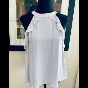 Sleeveless dress top pale spring soft muted lilac